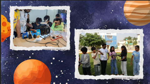 Two student-built satellites in parallel — what teenagers can really do when given real engineering work at Blue Blocks Montessori School in Hyderabad